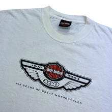Laden Sie das Bild in den Galerie-Viewer, Harley Davidson Motorcycles T-Shirt Gr. XL York 2003
