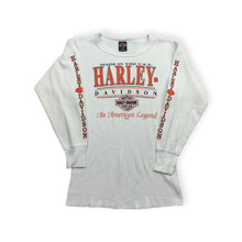 Laden Sie das Bild in den Galerie-Viewer, Harley Davidson Motorcycles Damen Milwaukee T-Shirt 1995 Gr. L
