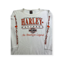 Laden Sie das Bild in den Galerie-Viewer, Harley Davidson Motorcycles Damen Milwaukee T-Shirt 1995 Gr. L
