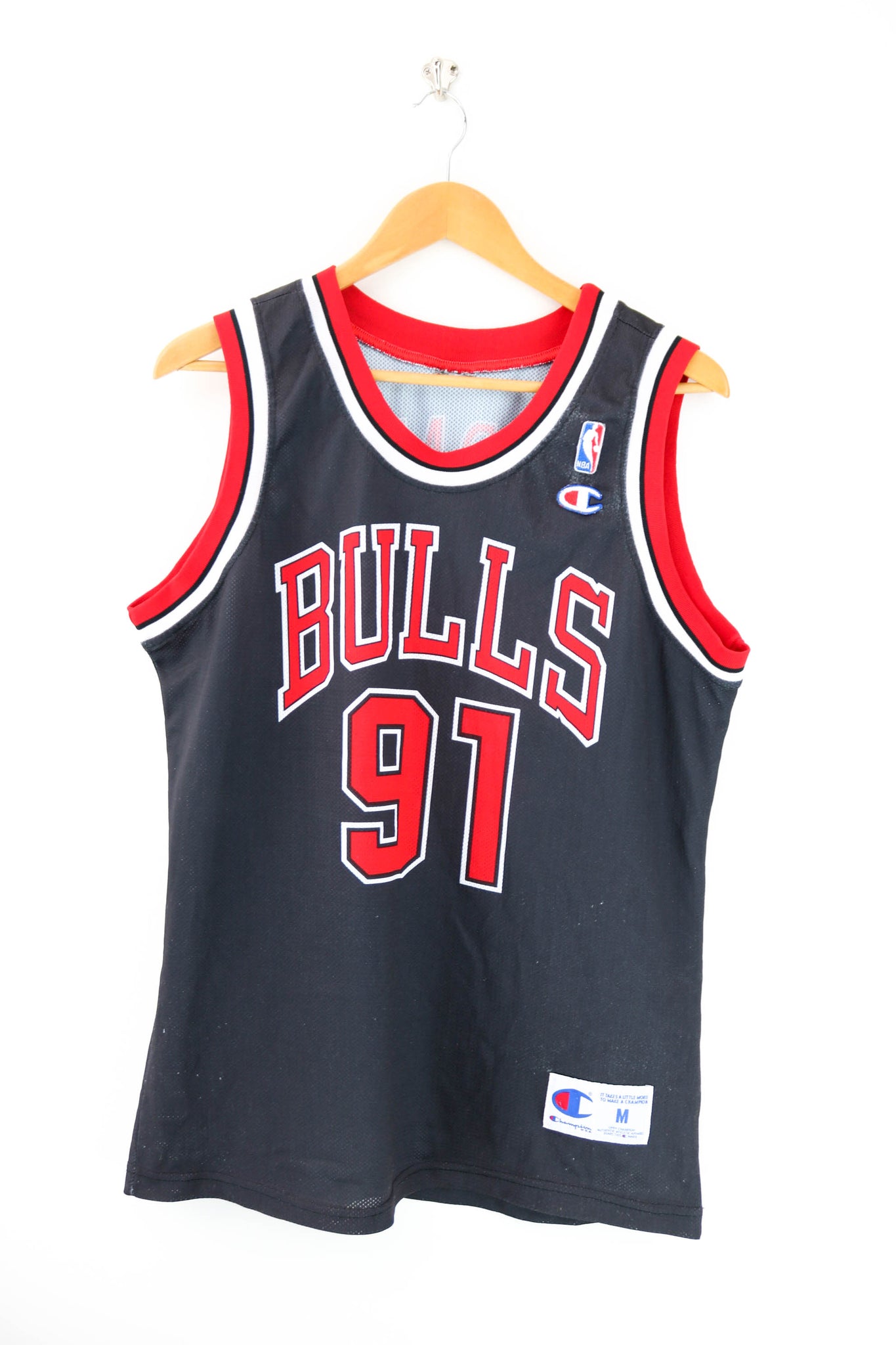 Chicago Bulls Vintage 90s Champion Black Basketball Shorts 