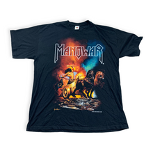 Laden Sie das Bild in den Galerie-Viewer, Manowar Demons, Dragons &amp; Warriors Tour 2007 Band T-Shirt Gr. XL
