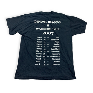 Manowar Demons, Dragons & Warriors Tour 2007 Band T-Shirt Gr. XL