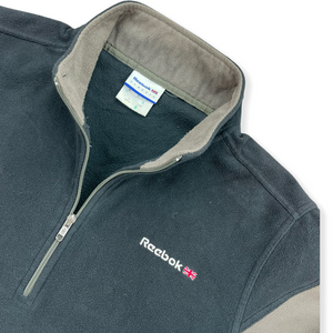 Reebok vintage Fleece Pullover Gr. M Quarterzip