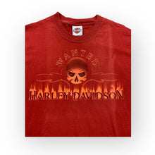 Laden Sie das Bild in den Galerie-Viewer, Harley Davidson T-Shirt Wanted - Munich Germany Gr. M
