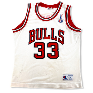 Champion vintage Basketball Trikot Chicago Bulls Pippen #33 Gr. L